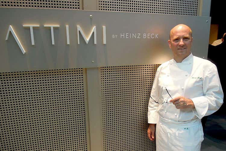 Heinz Beck (foto: Dissapore) - “Attimi by Heinz Beck” a Fiumicino Nuovo format con il gruppo Cremonini