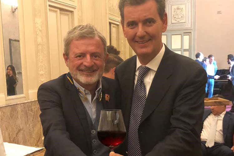 Alberto Lupini e Marcello Lunelli (Auritea, l’ultima novità di Tenute Lunelli Un Cabernet Franc già icona dell’azienda)