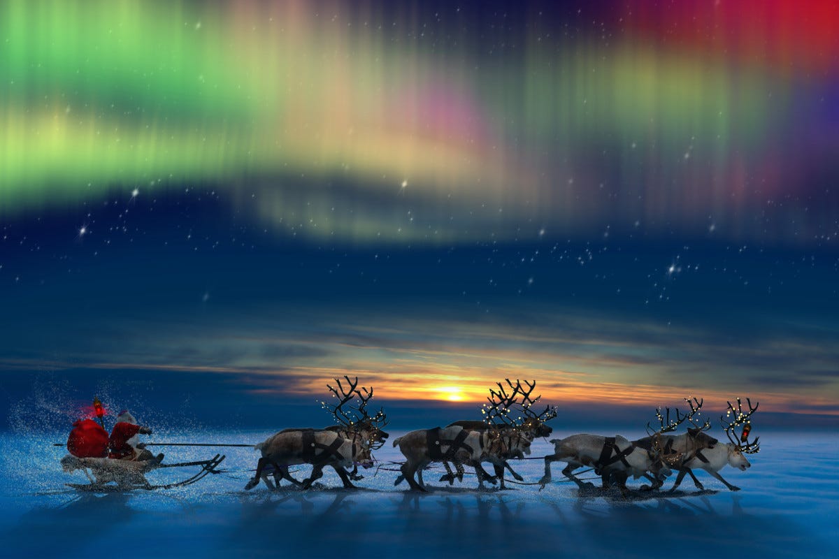 Viaggio in Lapponia sulle tracce di Babbo Natale e dell'aurora boreale 