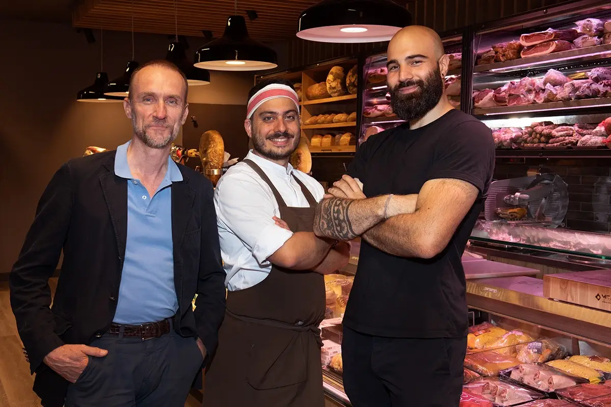Andrea Ceccarelli, Matteo Militello e Francesco Rosati Oltre il negozio di quartiere: a Roma Carne e Bottega