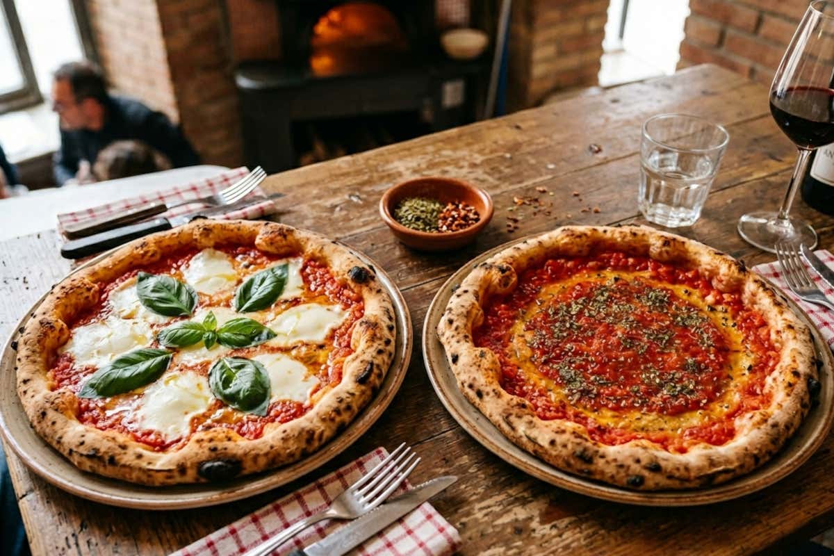 Per un panetto da 250 grammi, la Margherita apporta circa 800 Kcal, mentre la Marinara circa 550 Kcal