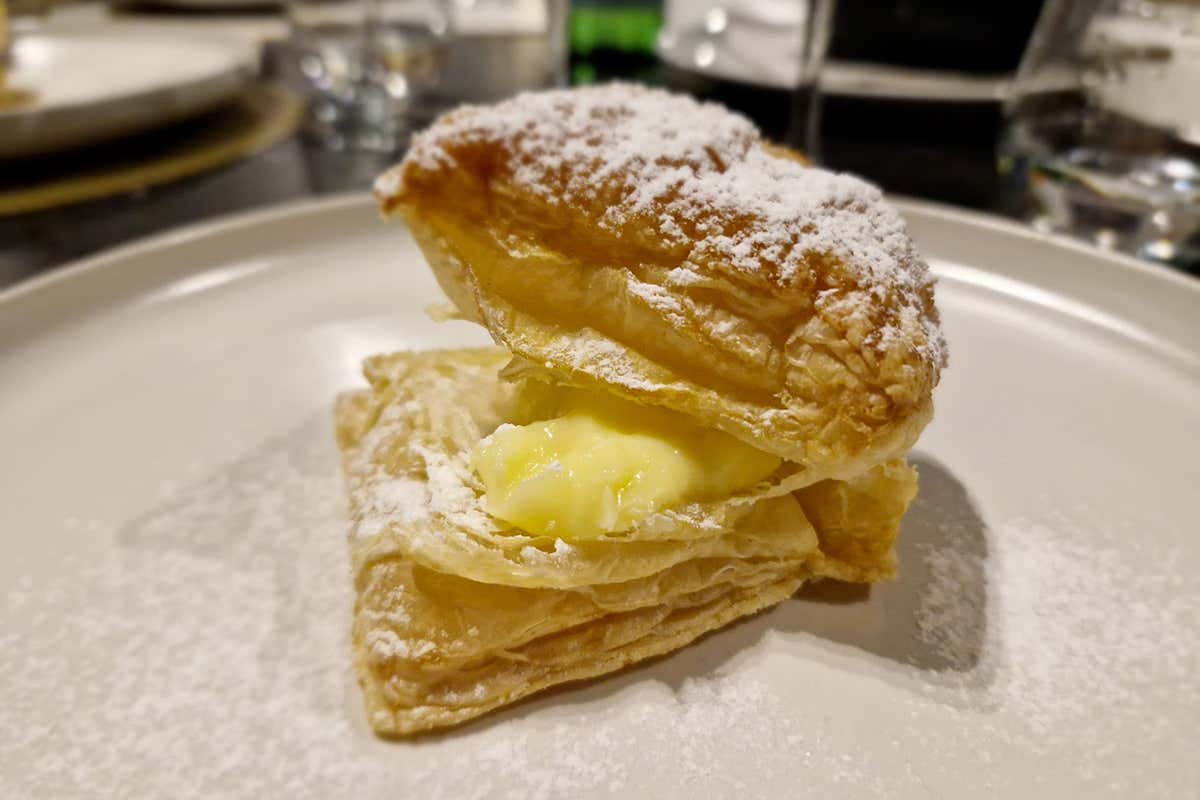 Millefoglie con crema al limone