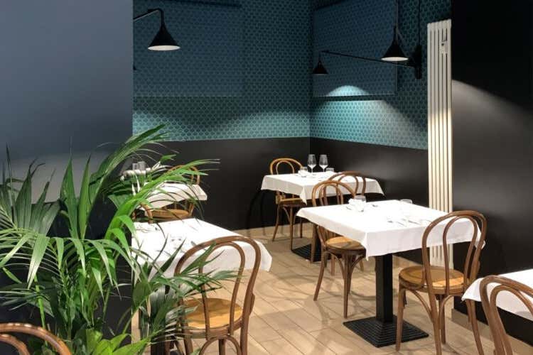 Vista su un angolo della sala di  “Bacalhau - Osteria di mare”