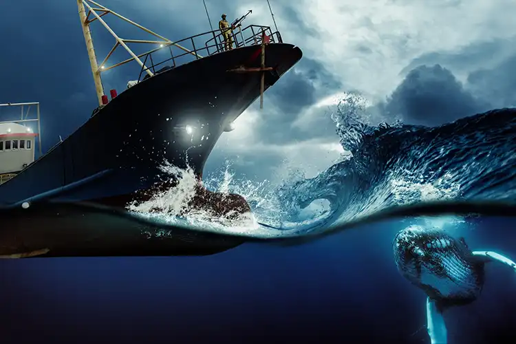 In Giappone riparte la caccia alle balene a fini commerciali Riparte la caccia alle balene in Giappone ma la consumo della carne &egrave; in calo