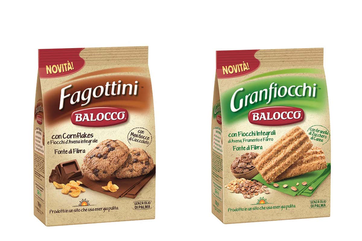 Fagottini e Granfiocchi, frollini integrali Balocco Iniziare la giornata con gusto Le novit&agrave; di Bauli e Balocco