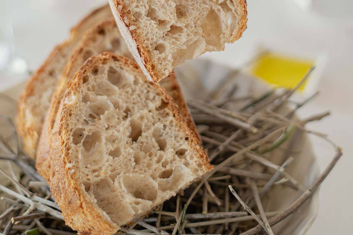 Il pane Ai Balzi Rossi tecnica e gusto vanno a braccetto nel piatto