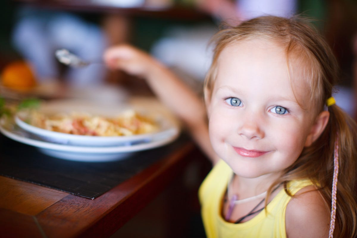 With the kids in the restaurant?  How to behave