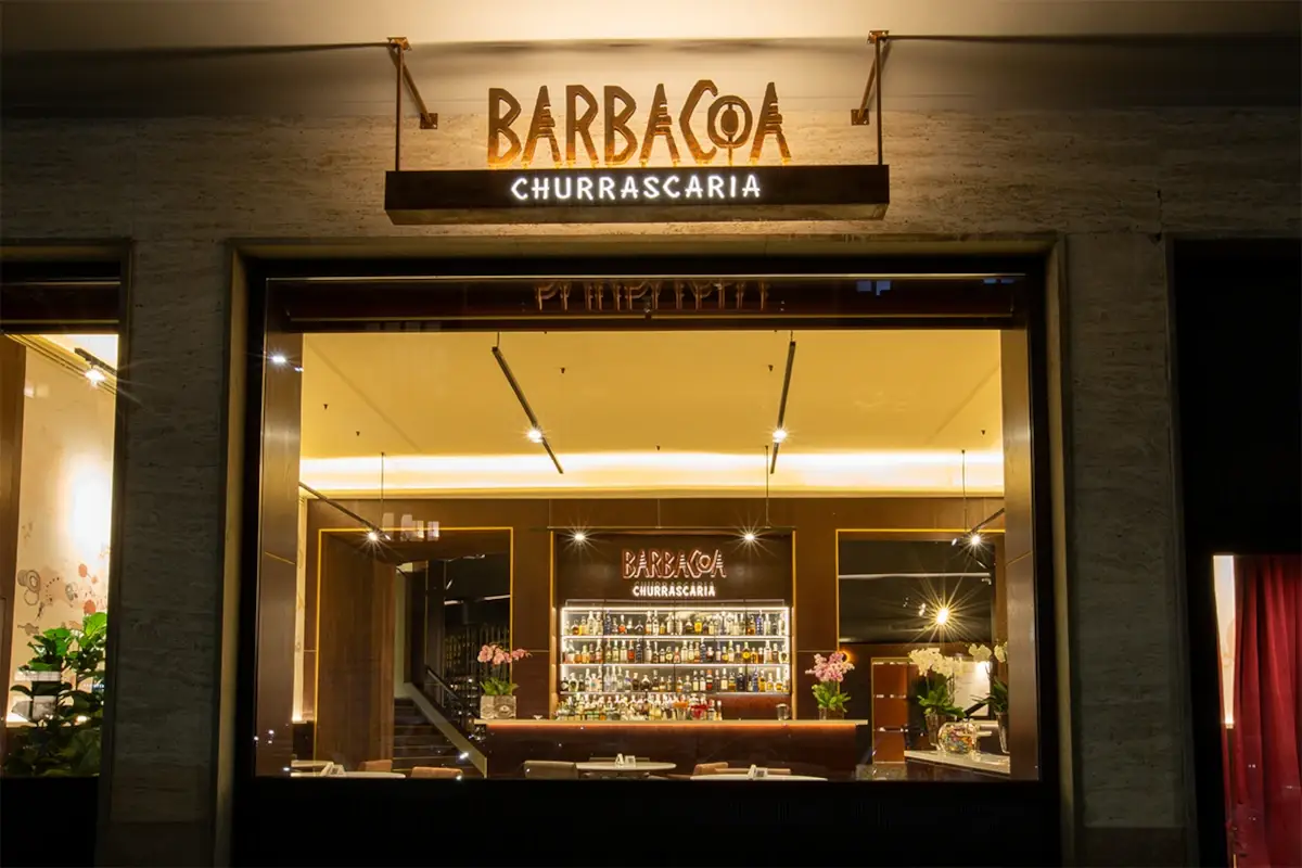 L'insegna del Barbacoa Barbacoa: un ampio respiro di Brasile a Milano