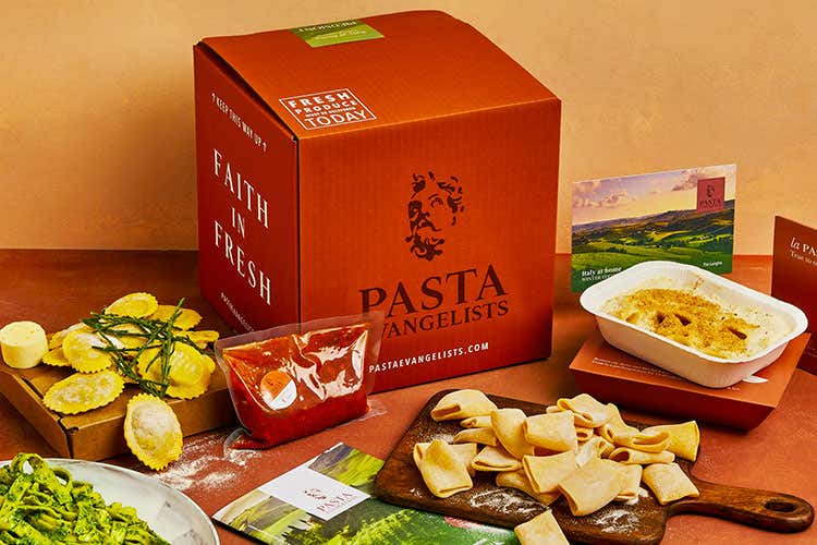 La delivery box di Pasta Evangelists - Barilla si mangia Pasta Evangelists Rafforzata la proposta eCommerce