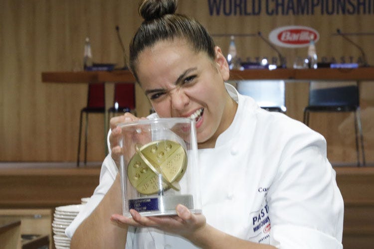 Carolina Diaz (Barilla Pasta World Championship Vince la statunitense Carolina Diaz)