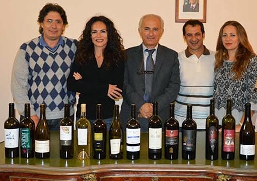 da sinistra: Goffredo Agostini, Valentina Ciccimarra, Roberto Gatti, Fabrizio Miccoli e Filomena Saponari