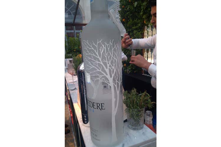 (Belvedere Drink Pink Cocktail colorati a base di pompelmo rosa)