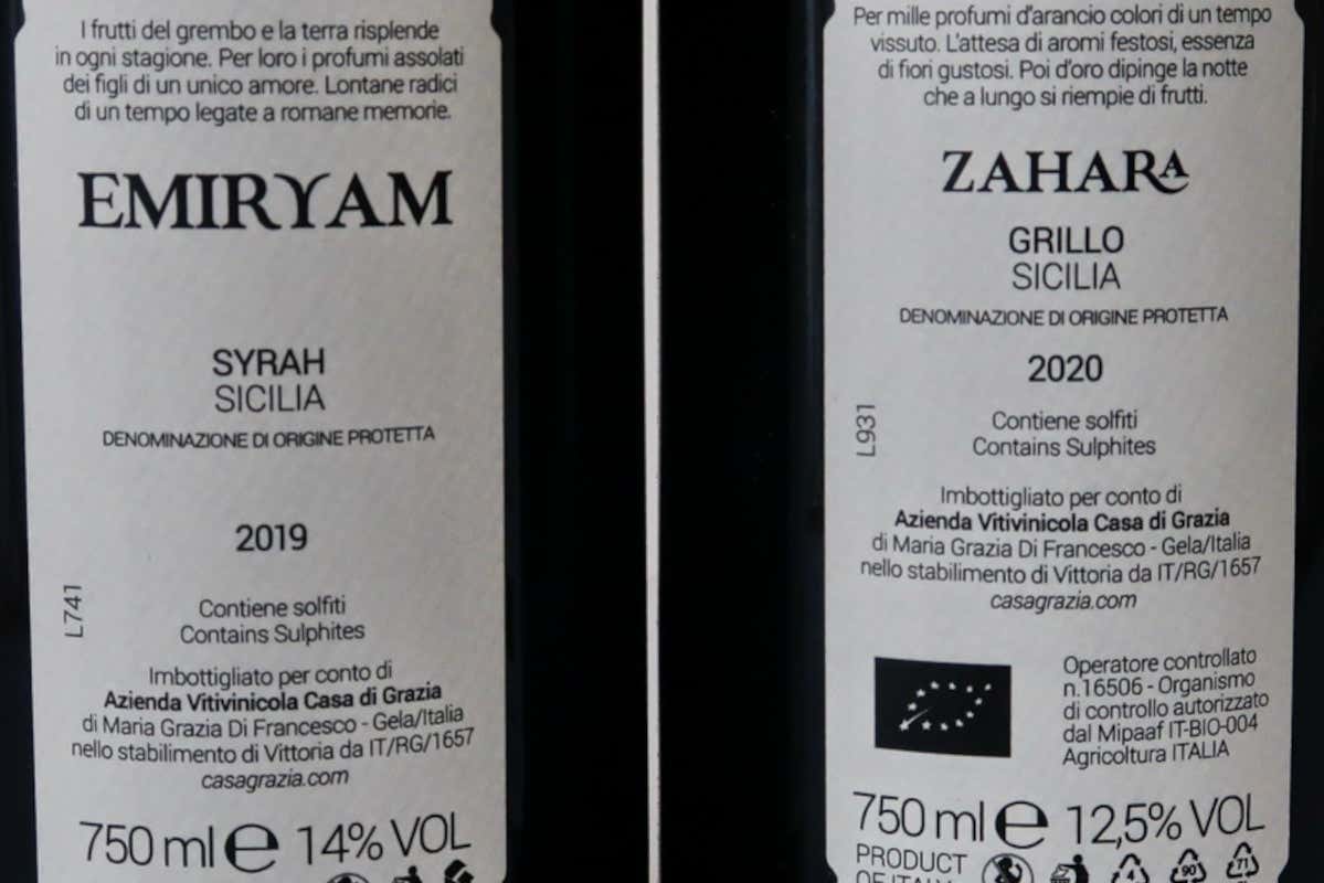 Le etichette degustate I vini di Casa Grazia da un terroir unico di dune, vento, mare e lago Le etichette degustate I vini di Casa Grazia da un terroir unico di dune, vento, mare e lago
