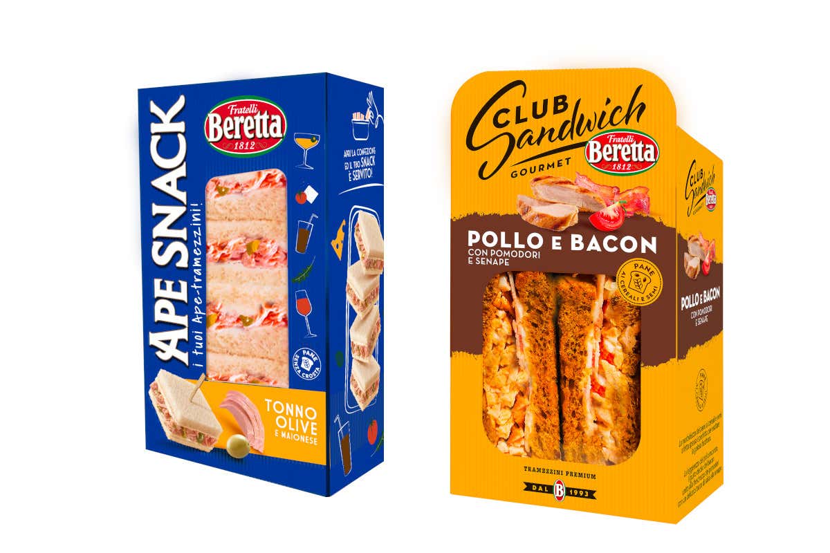 Club Sandwich e Ape Snack: Fratelli Beretta risponde così ai nuovi trend di mercato