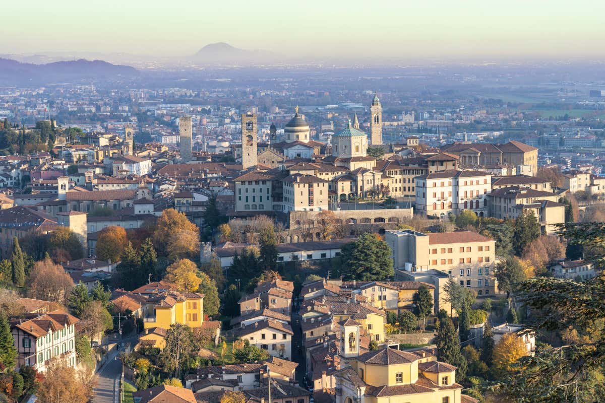 La citt&agrave; di Bergamo