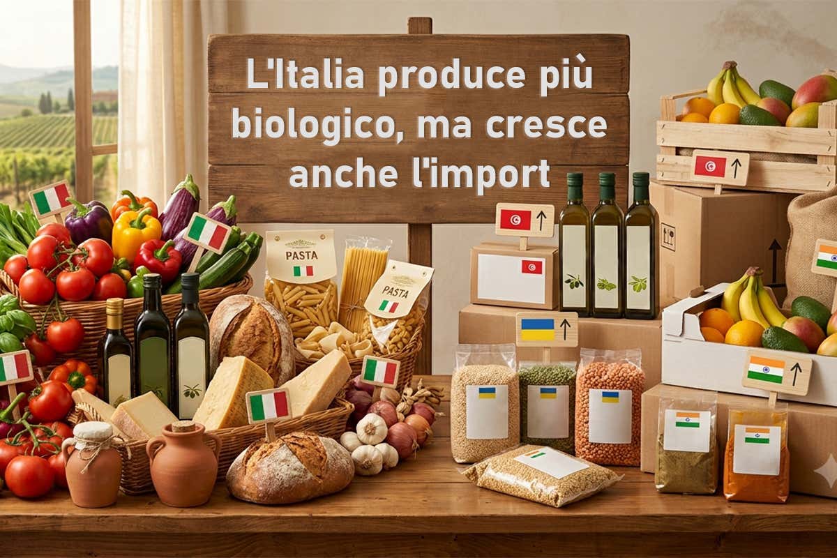 Il paradosso dell'Italia: produce sempre più bio, ma aumenta anche l'import