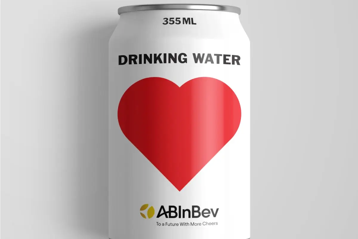 Le lattine d'acqua di Ab InBev&nbsp; 