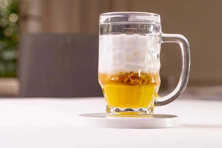 Il fresco dessert pre-estivo di Maurizio Serva - Birra, arachidi, tequila e lime Il fresco dessert pre-estivo di Maurizio Serva - Birra, arachidi, tequila e lime