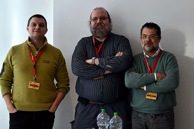 Paolo Celoria con produttori ed esperti del mondo brassicolo (La birra del Piemonte si fa sentire che sia all'estero o nel territorio)