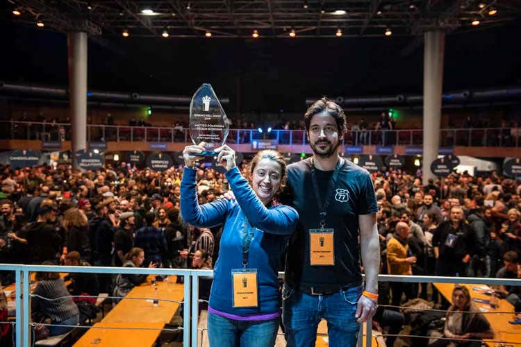Cecilia Scisciani e Matteo Pomposini (Premio Birraio dell&rsquo;anno Vincono Pomposini e Scisciani)