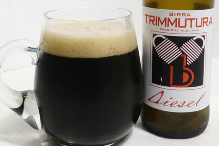Diesel (Le birre artigianali Trimmutura con ingredienti tipici siciliani)