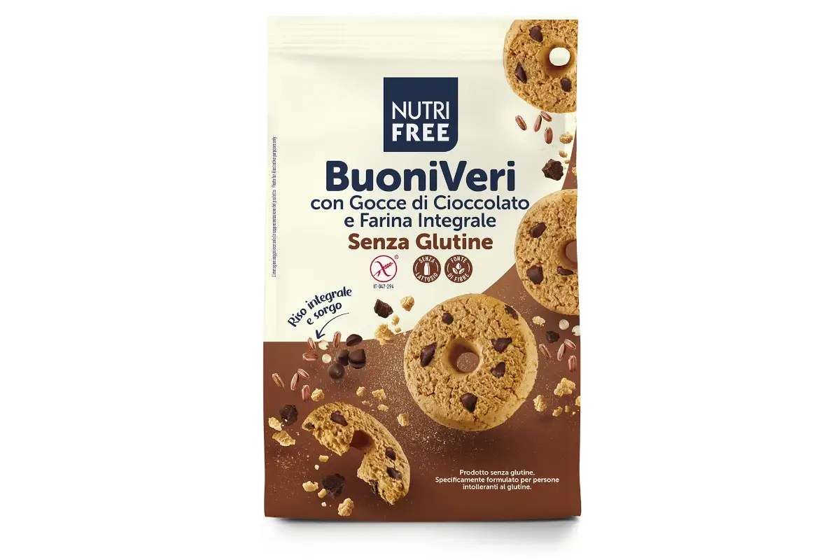 Senza glutine e senza lattosio: la nuova linea di biscotti integrali Nutrifree