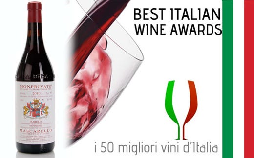 Barolo Monprivato 2010 di Mascarello 
re dei Best italian wine awards 2015