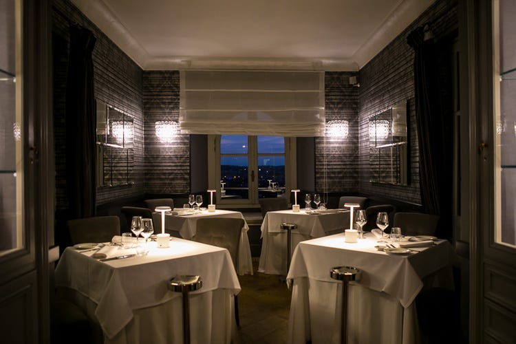 La sala del ristorante (Vista, elogio al tartufo al ristorante di Casina Valadier)