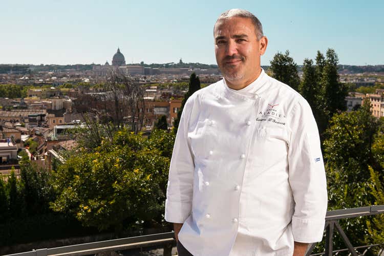 Massimo d'Innocenti (Vista, elogio al tartufo al ristorante di Casina Valadier)