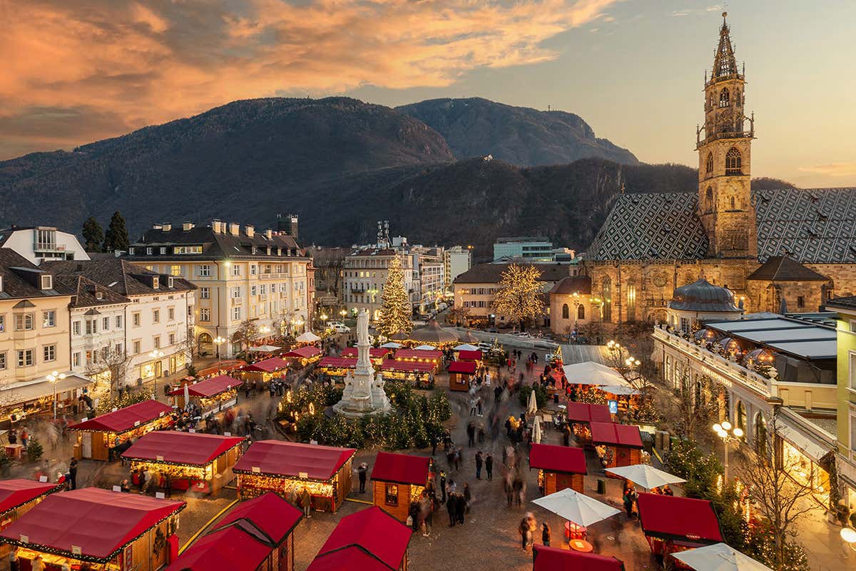 Bolzano: magia alpina in Piazza Walther