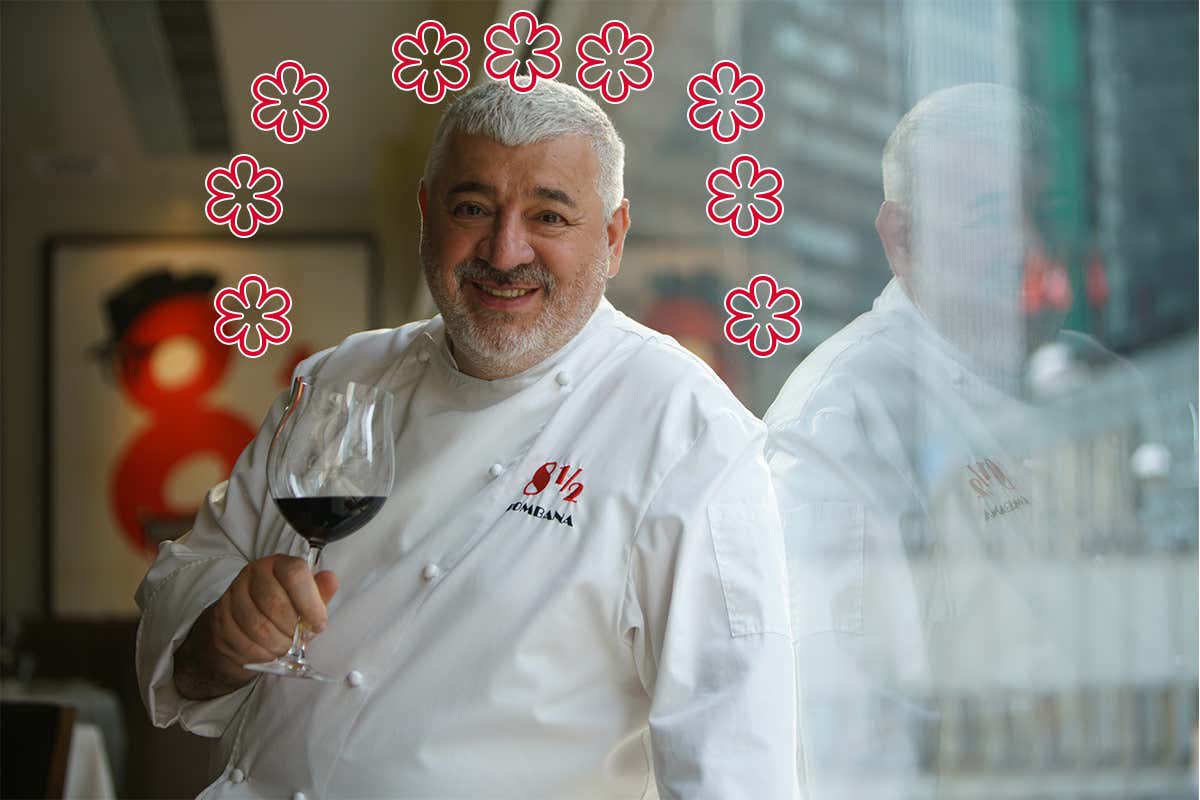 Lo chef Umberto Bombana ha raggiunto 9 stelle Michelin Lo chef Umberto Bombana conquista la nona stella Michelin Lo chef Umberto Bombana ha raggiunto 9 stelle Michelin Lo chef Umberto Bombana conquista la nona stella Michelin