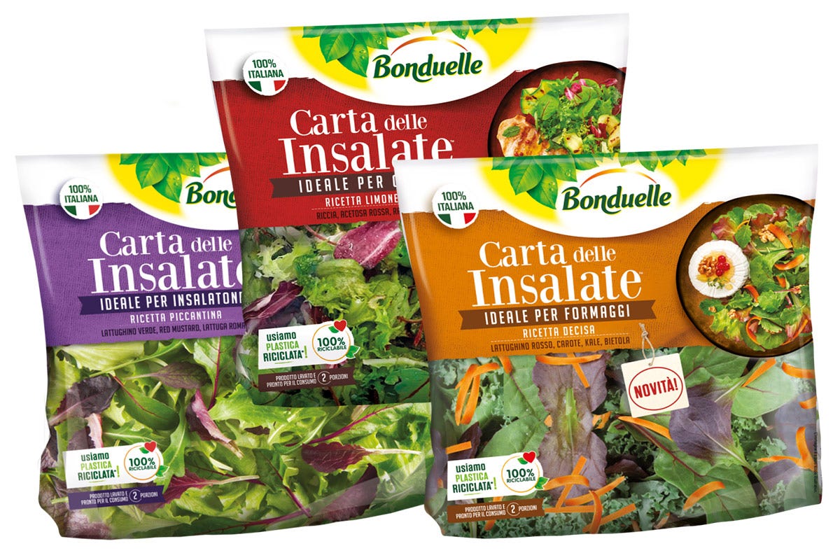 Le nuove proposte per la Carta delle insalate di Bonduelle A ogni piatto il suo accompagnamento, Bonduelle rinnova la Carta delle Insalate
