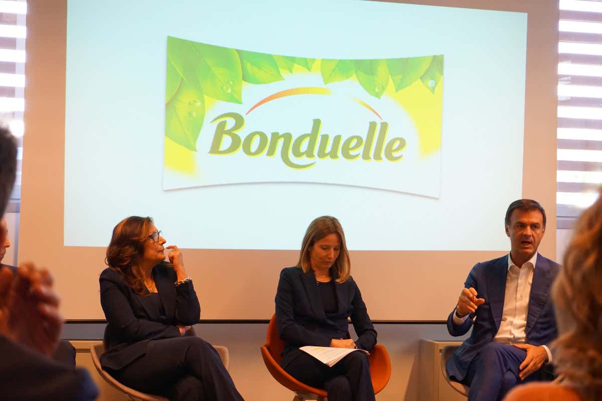 Un momento dell'evento nella sede Bonduelle di San Paolo d'Argon&nbsp; Ambiente sostenibilit&agrave; e impegno sociale: Bonduelle Italia diventa B Corp