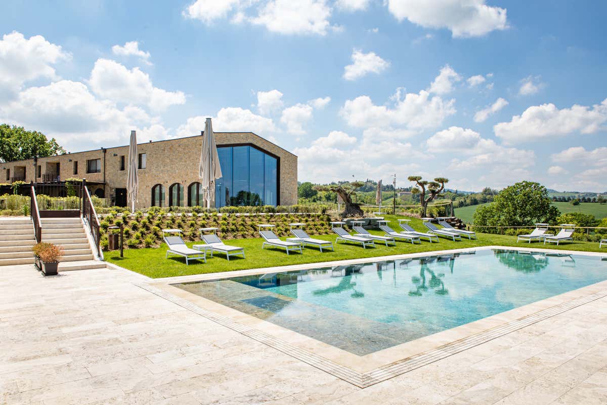 Piscina a Oliveto sul Lago
