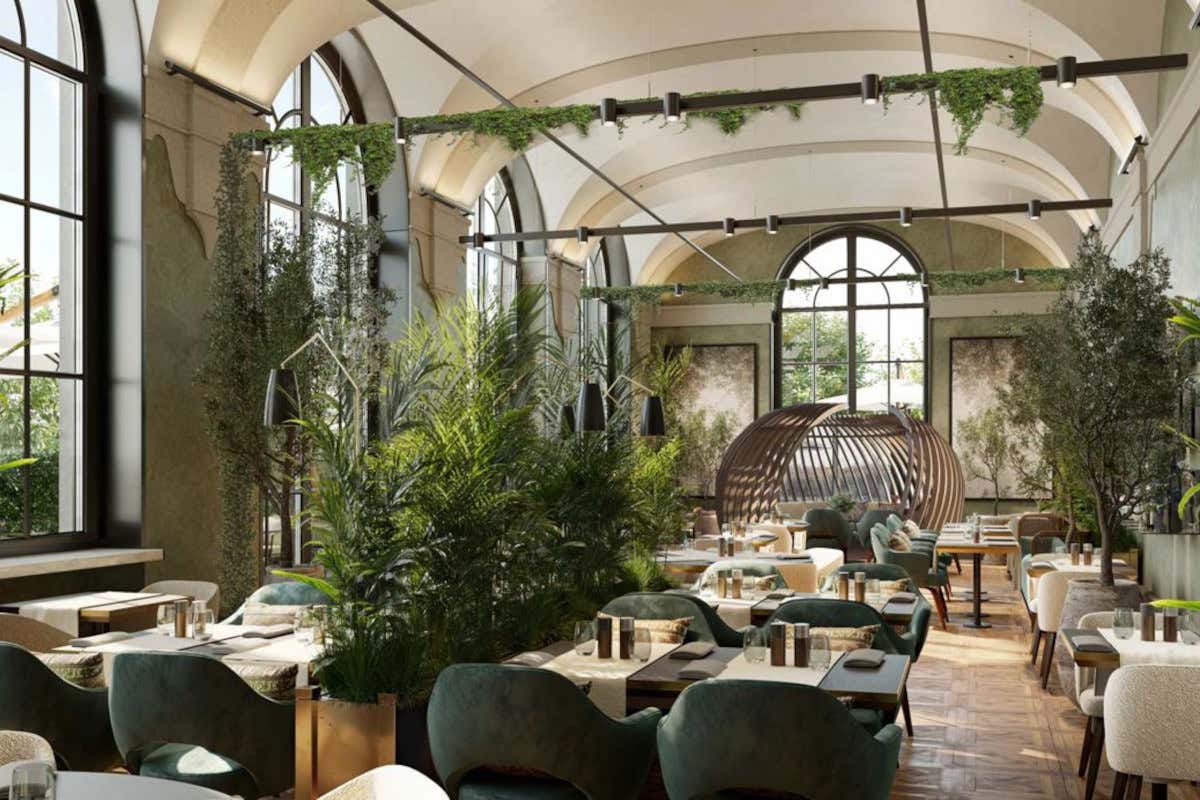La sala del ristorante Cedri