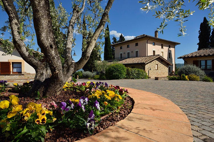 A Borgobrufa Spa Resort immersi nella natura e nel silenzio In coppa nella spa più grande dell’Umbria? Riapre il resort Borgobrufa a Torgiano