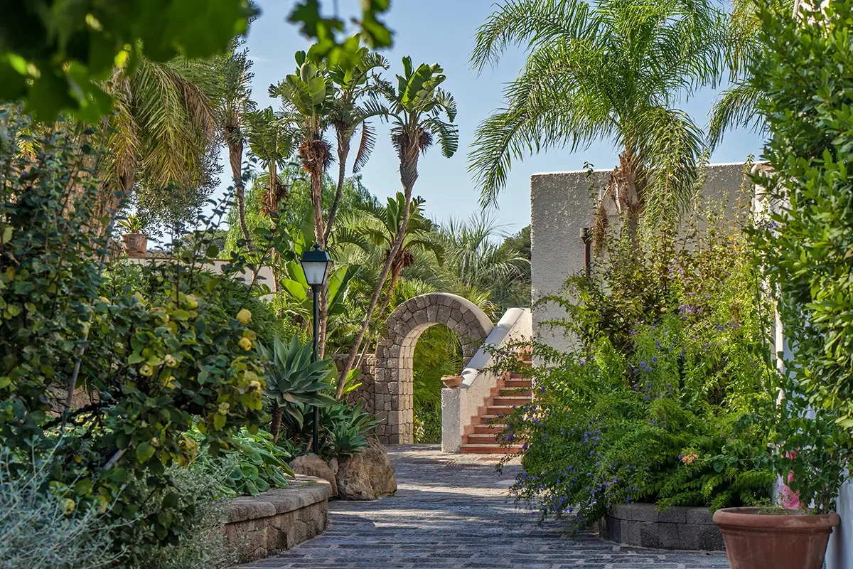 Il rigoglioso parco Botania Relais