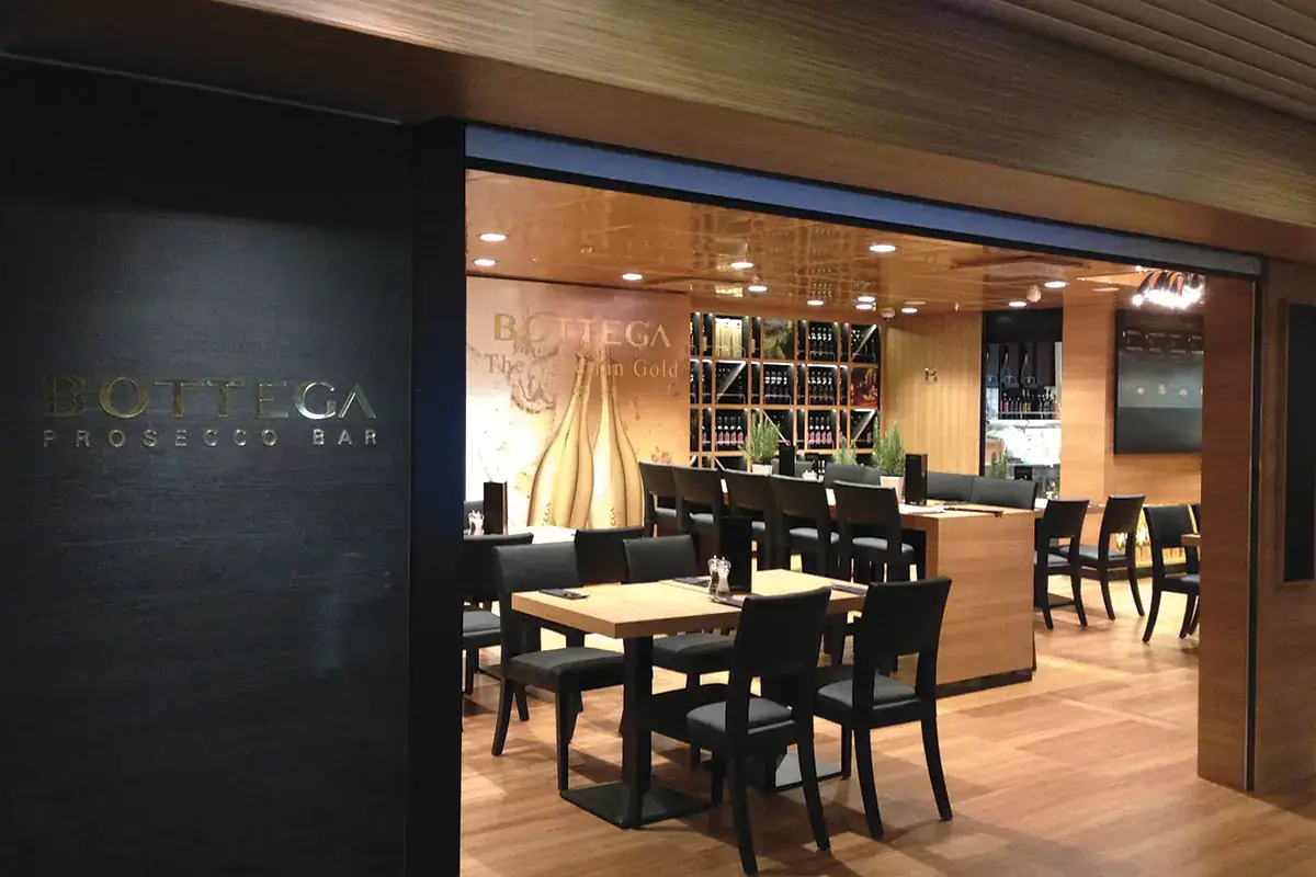 Un Bottega Prosecco Bar Bottega Spa punta sul franchising dei Prosecco e Terrazza Bar, ma non dimentica il vino