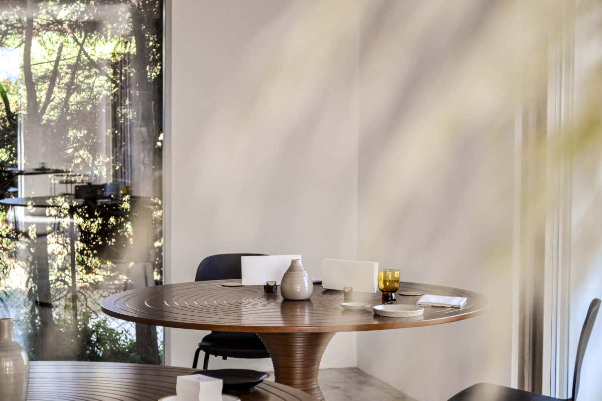 Vista su uno dei tavoli del ristorante Bottega Culinaria