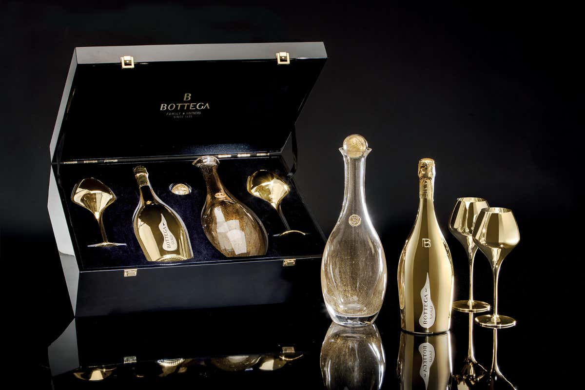 Oro di Venezia: il cofanetto che unisce vetro di Murano e Prosecco Bottega 