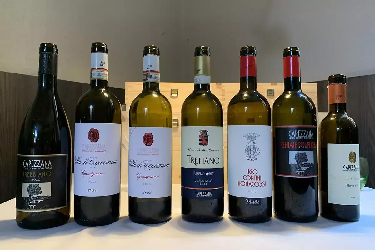 I vini di Tenuta di Capezzana presentati a Milano Le nuove annate di Tenuta di Capezzana