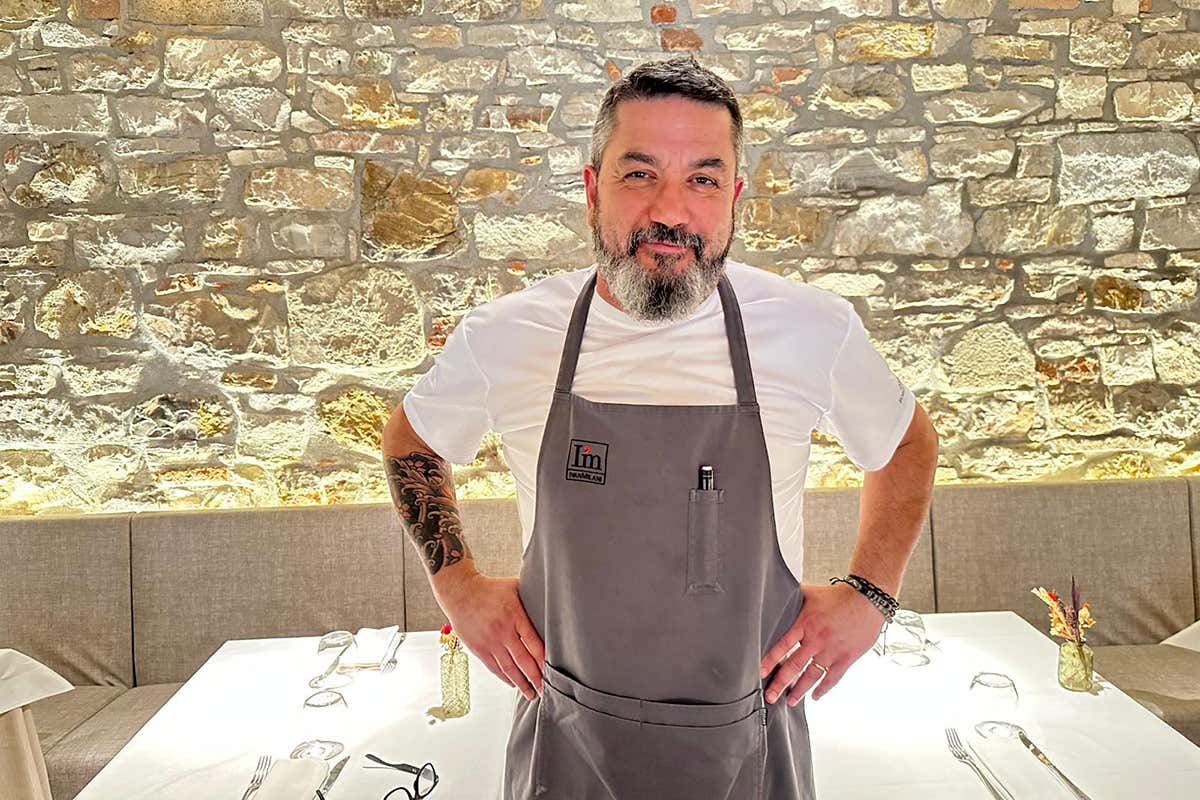 Lo chef Ivan Milani, alla guida delle cucine e della pizzeria de L'Olmo