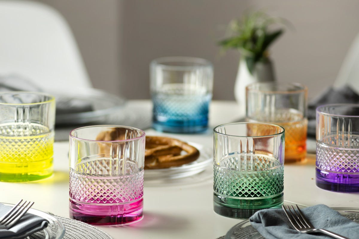 Brillante Color Sostenibilità e innovazione nelle nuove collezioni di Rcr Cristalleria Italiana