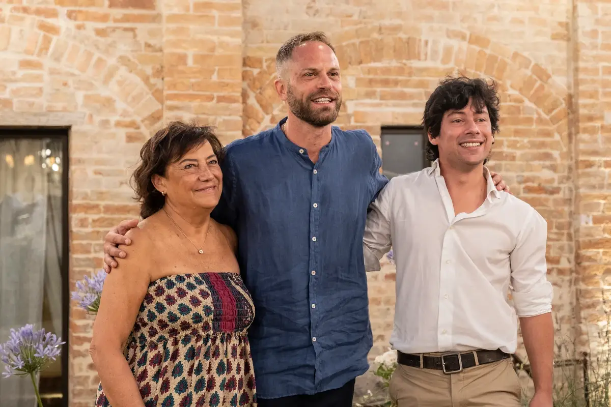 Bruna Baroncini, Simone Rugiati, Samuele Baroncini Simone Rugiati ospite nelle cucine di Tenuta Poggio il Castellare