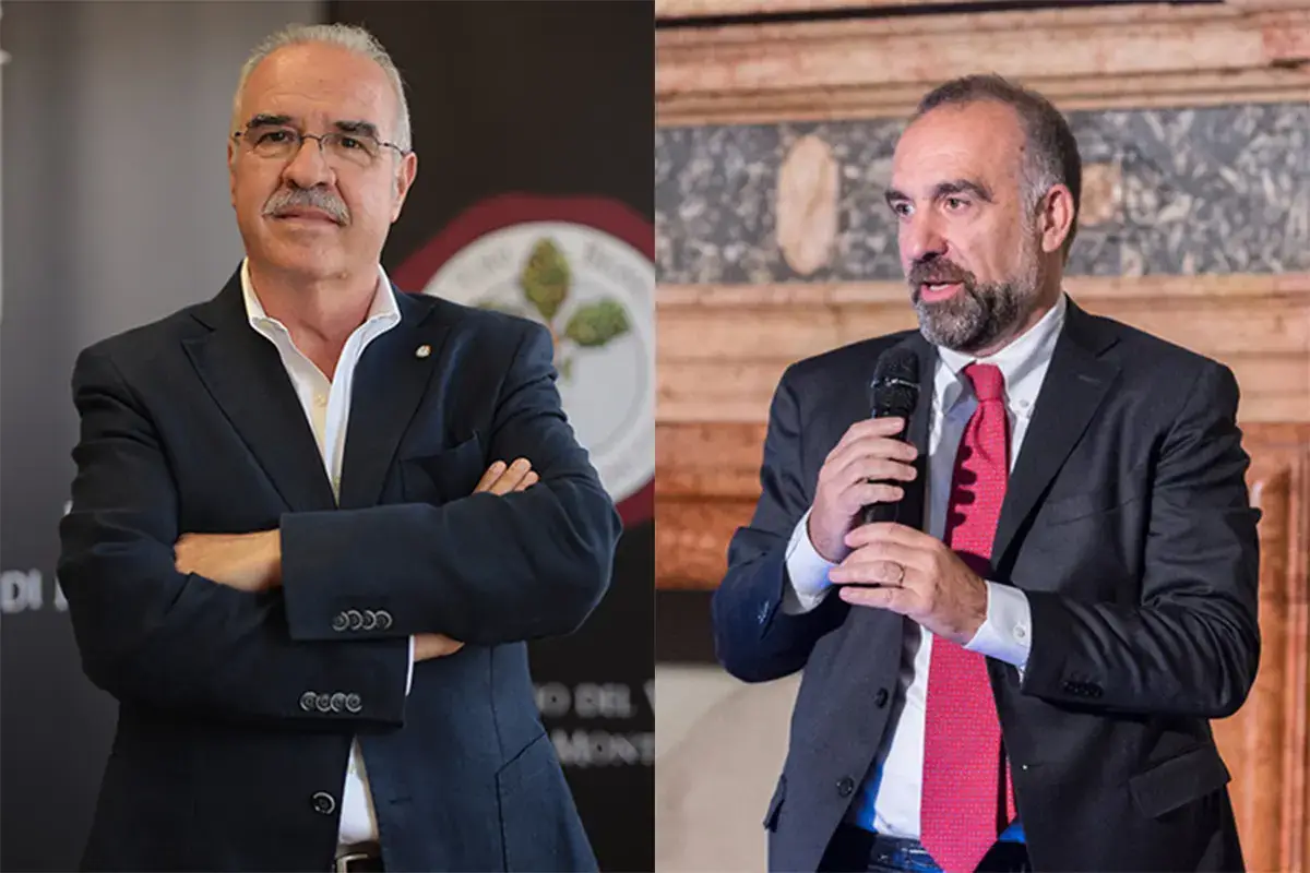 Fabrizio Bindocci e Andrea Burchi Il vino resiste alla crisi da Covid Unit&agrave; ed e-commerce le chiavi