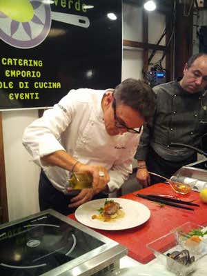 Bruno Barbieri con Pasquale Procacci Leone