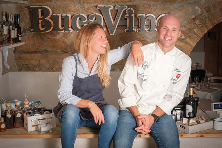 Francesca Romana e Andrea Palmieri - BucaVino, nemmeno la pandemia ferma la cucina della memoria