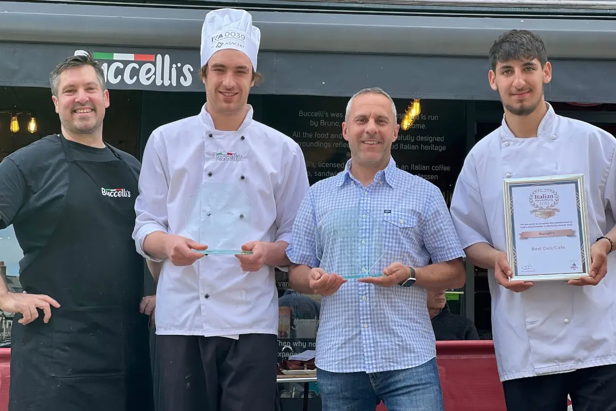 Buccelli's &egrave; il miglior ristorante 100% italiano d'Inghilterra