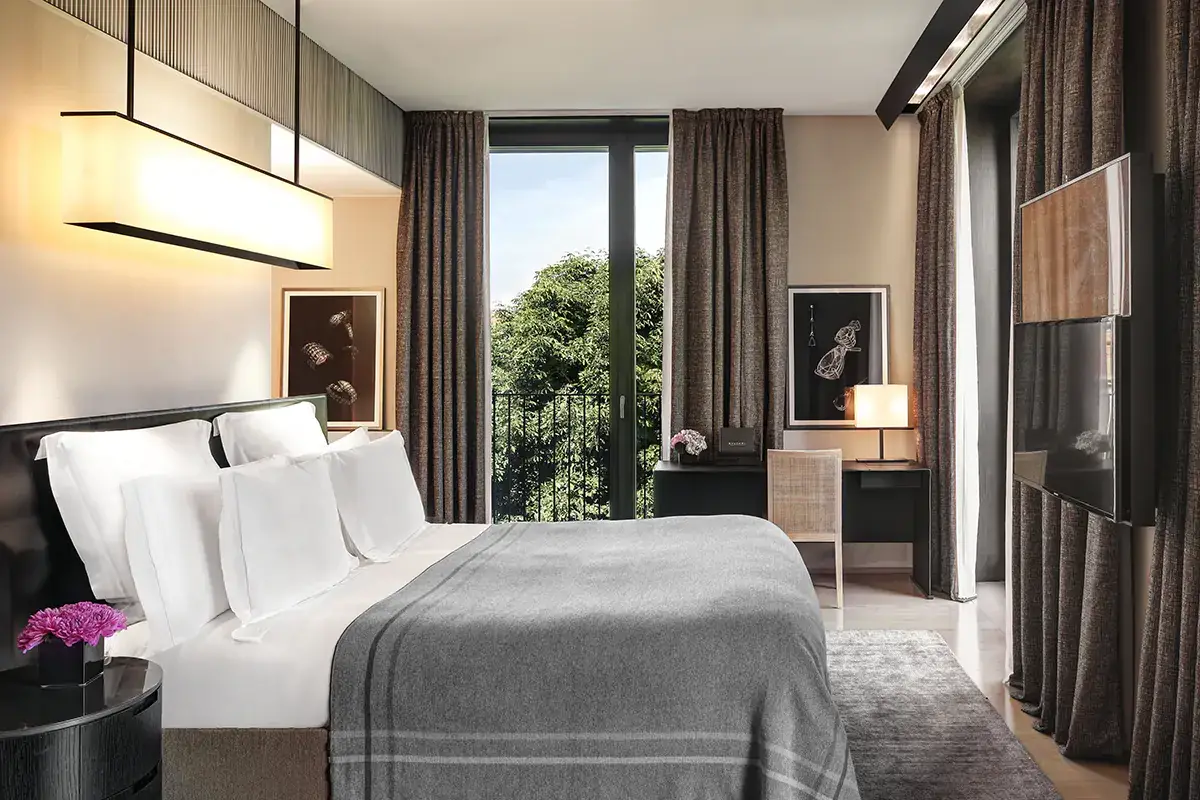 Una stanza del Bulgari Hotel Fashion Week a Milano, ecco dove dormire e mangiare per incontrare stilisti e vip