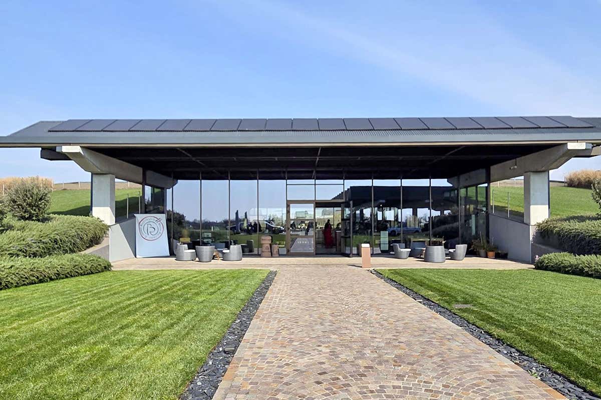 La cantina Monte Rossa dove si è tenuta l'assemblea dell'Unione dei Ristorante del Buon Ricordo